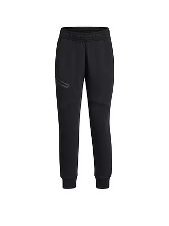 UNDER ARMOUR | Pantaloni da jogging da donna UA Unstoppable Fleece | schwarz